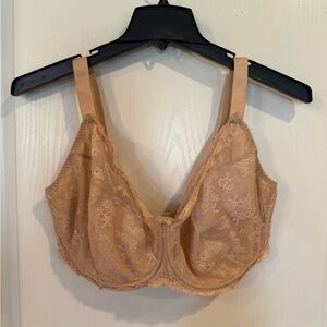 Bravissimo limited Women’s Lacey nude unlined bra size 38HH